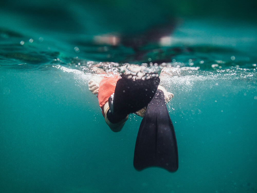 Woman Snorkeling