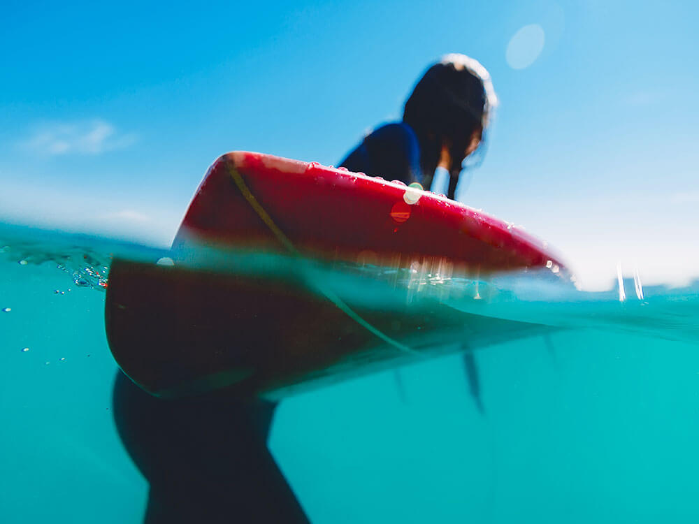 Woman Surfing